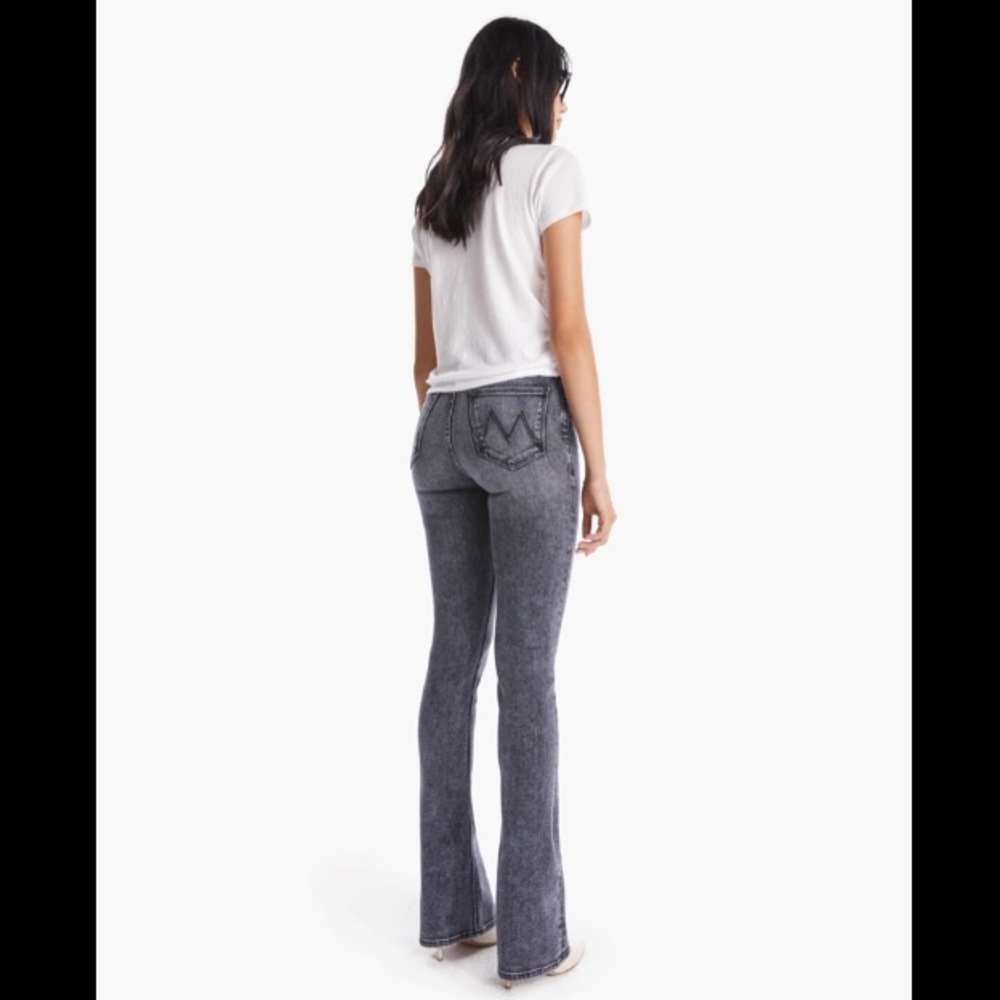 MOTHER DENIM high waisted runaway ‘train stops’